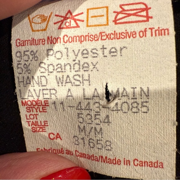 Artex Fashions Blouse Sweater Jacket Elegant Black Silver Sparkle Women's Size M - Picture 11 of 11